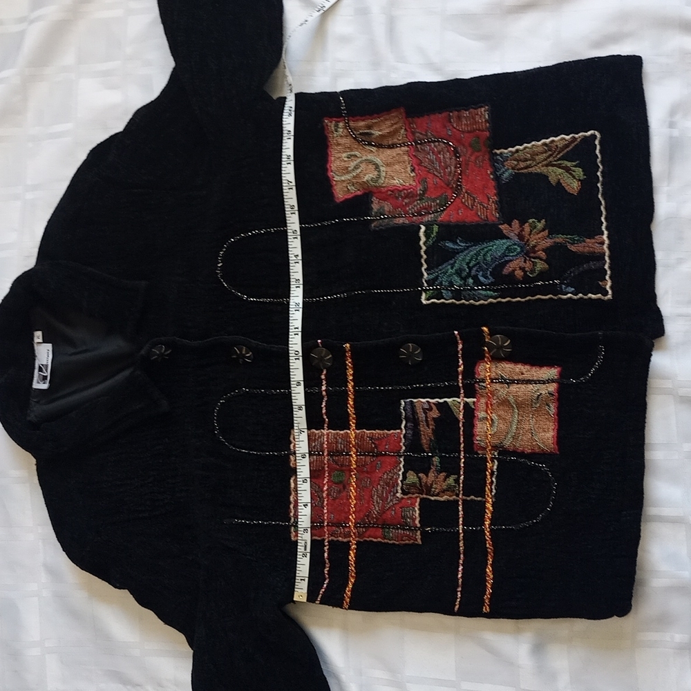 Vintage Patchwork Button Up Jacket - Picture 4 of 15